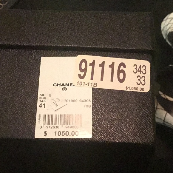 CHANEL” wedge sandals Eu 41” (11) 💯%❤️🌹 - Picture 6 of 7